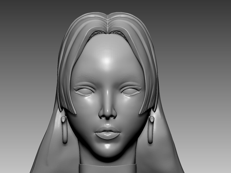 Boa Hancock 3D STL Model — view 6