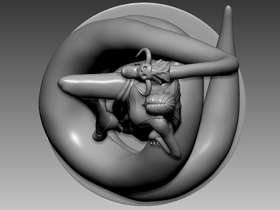 Boa Hancock 3D STL Model — view 7