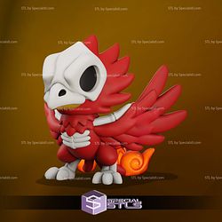 Phoenix Chibi Monster Hunter STL Files 3D Model