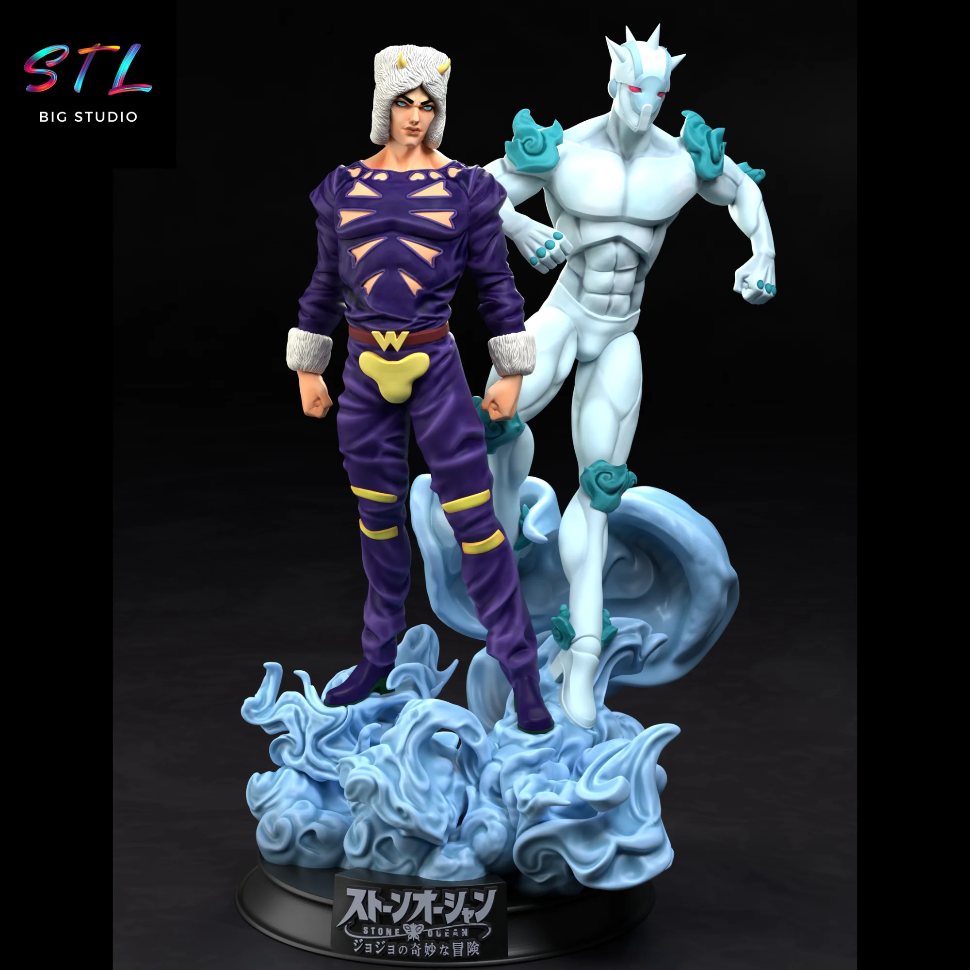 Weather Report STL | JoJo’s Bizarre Adventure | 3D Printable Figure Model