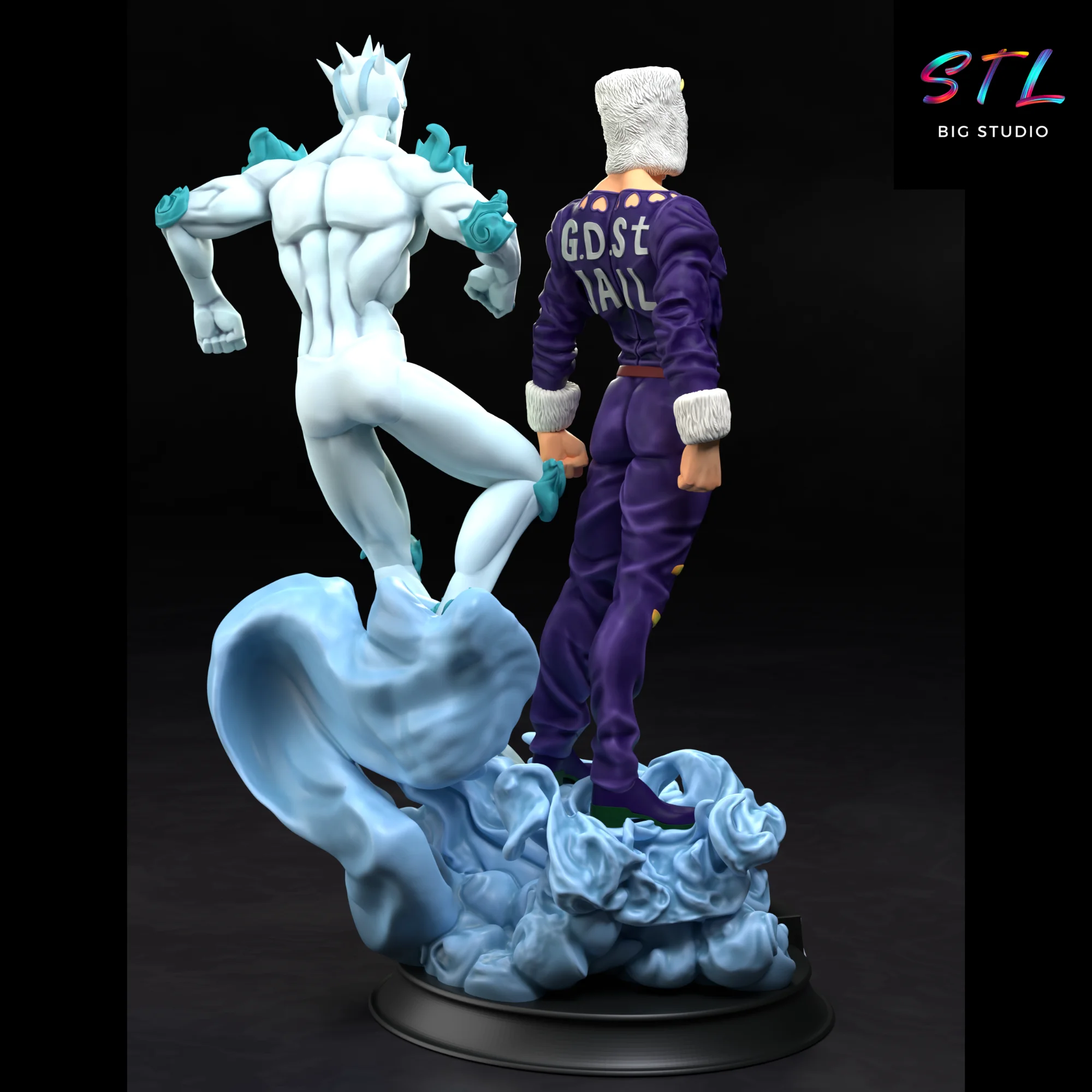Weather Report STL | JoJo’s Bizarre Adventure | 3D Printable Figure Model — view 4