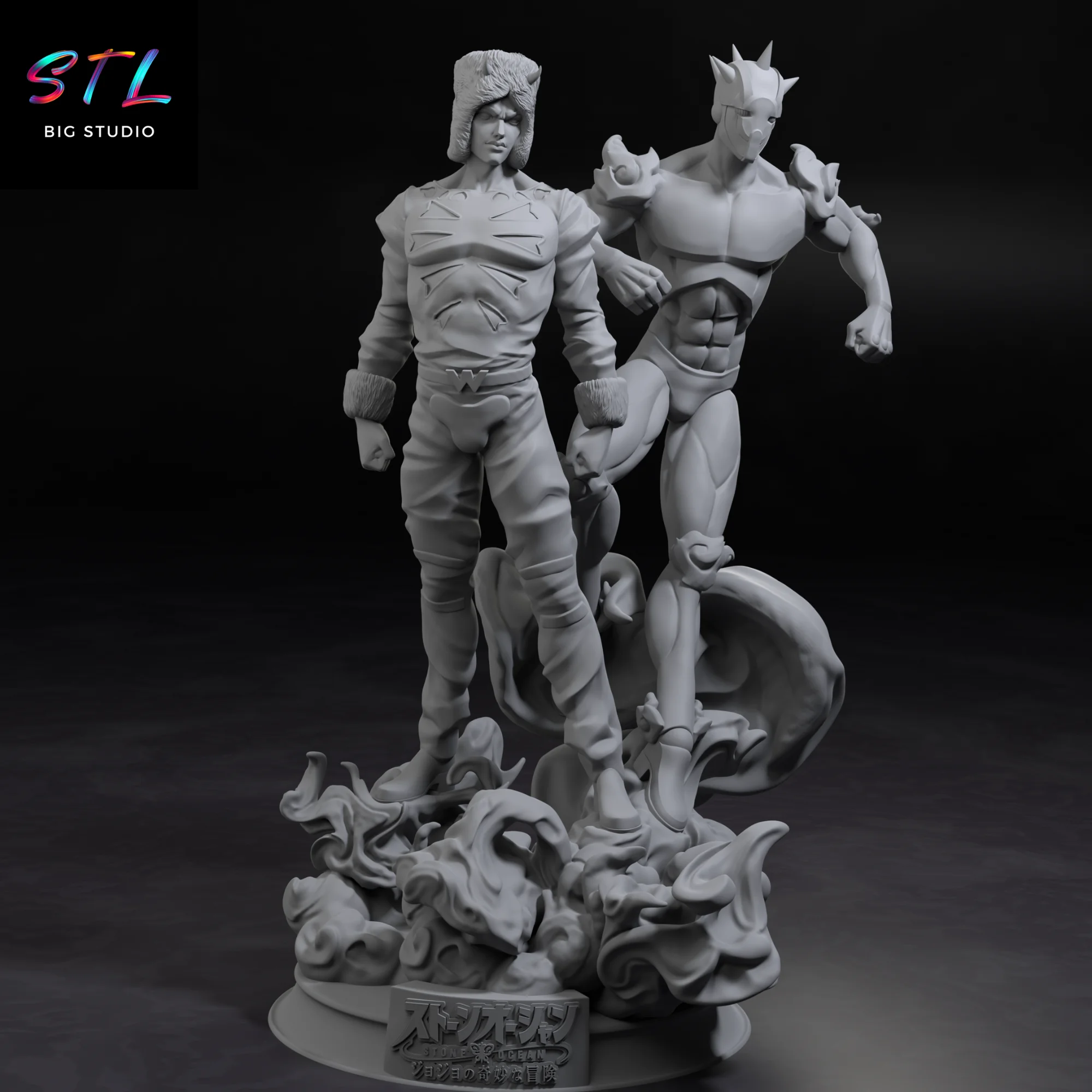 Weather Report STL | JoJo’s Bizarre Adventure | 3D Printable Figure Model — view 5