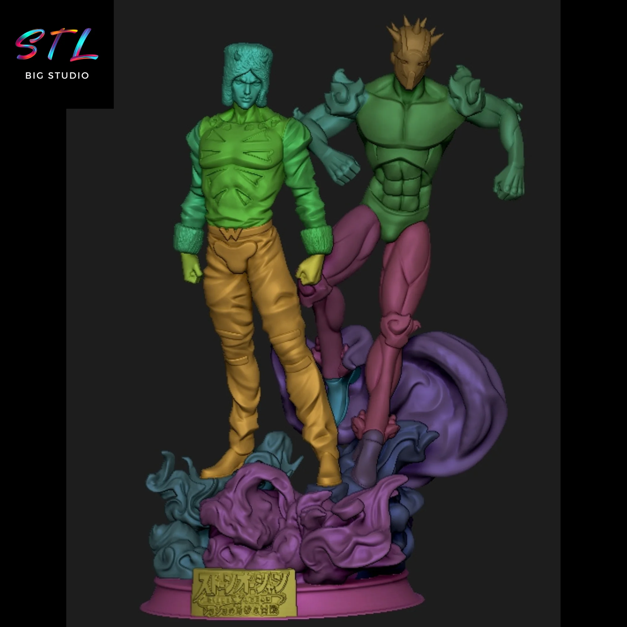Weather Report STL | JoJo’s Bizarre Adventure | 3D Printable Figure Model — view 6