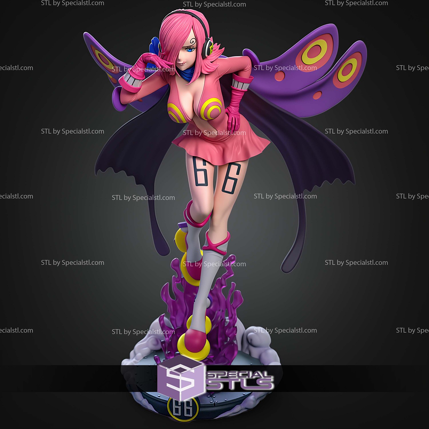 Vinsmoke Reiju One Piece STL Files 3D Model — view 4