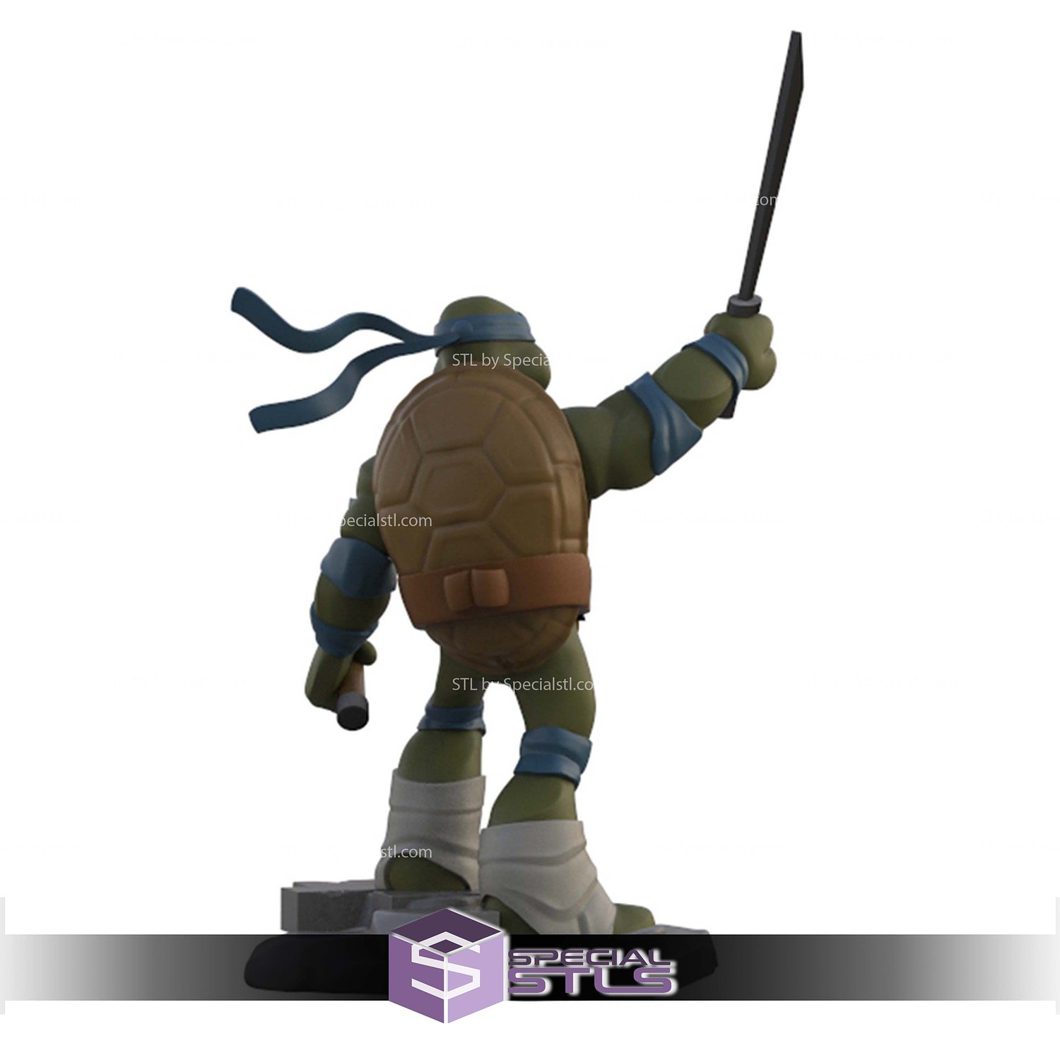 Disney Infinity Style STL Collection - Leornado 3D Model — view 2