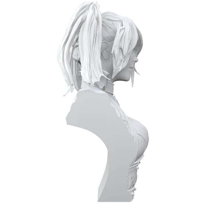 Harley Quinn 3D OBJ Model — view 4