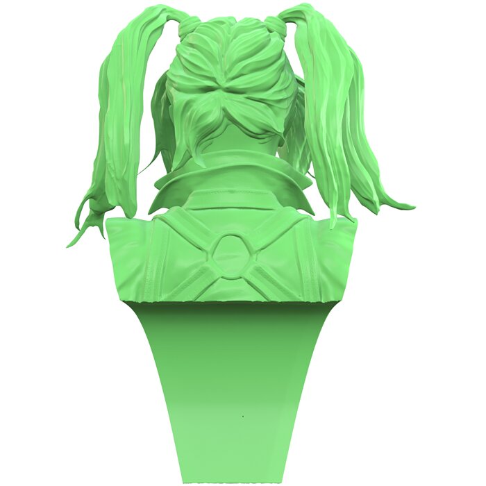 Harley Quinn 3D OBJ Model — view 6
