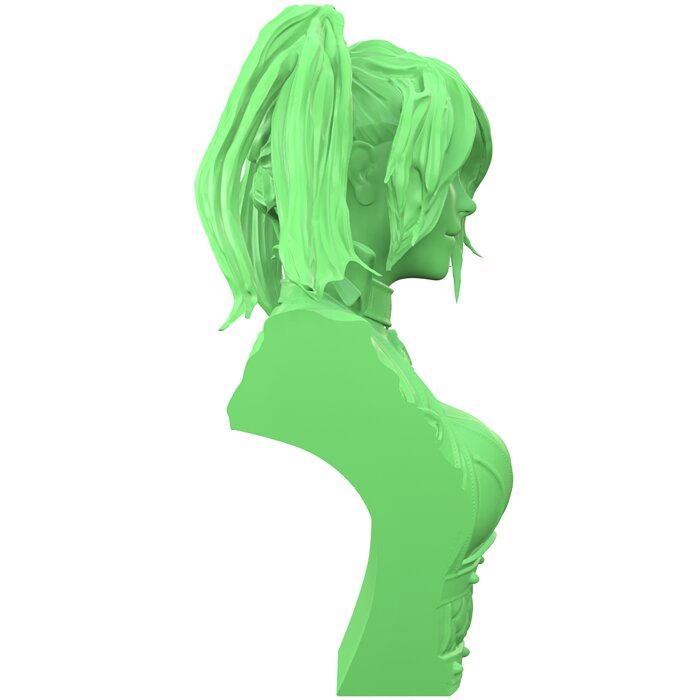 Harley Quinn 3D OBJ Model — view 7