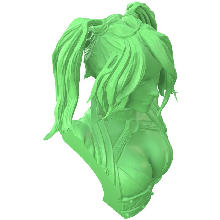 Harley Quinn 3D OBJ Model — view 8