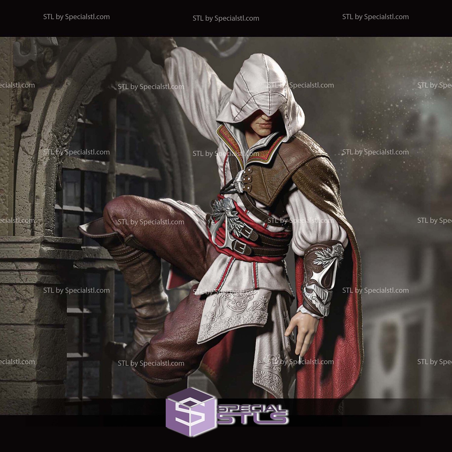 Ezio Auditore da Firenze 3D Print Files STL Model — view 2