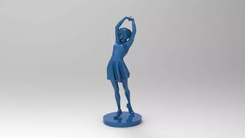 Sports Girl 3D STL Model