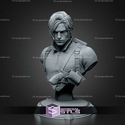 Leon Resident Evil Requiem Bust 135mm STL Files 3D Model