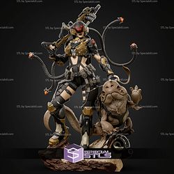 Kyla Scifi Girl 1-6 STL Files 3D Model