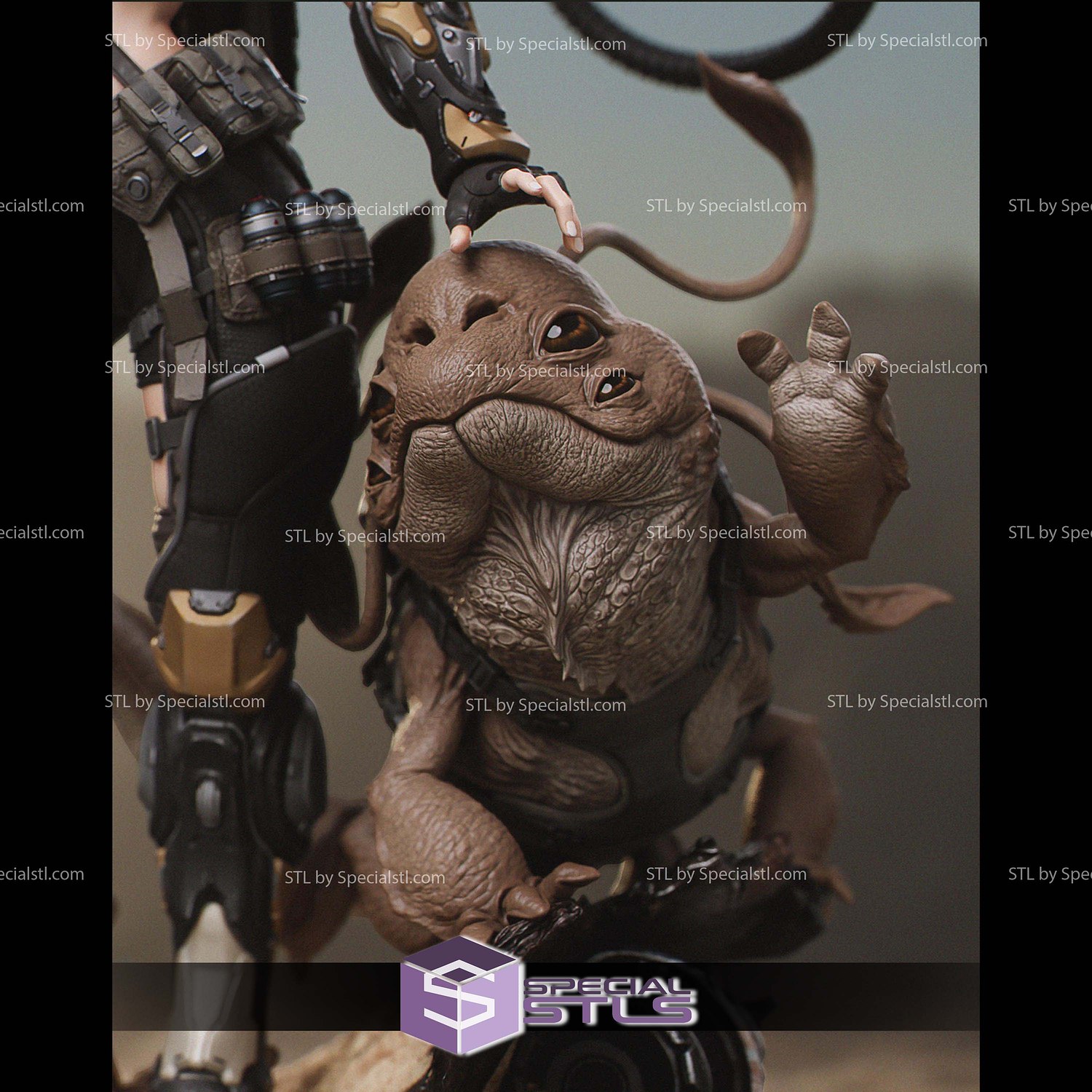 Kyla Scifi Girl 1-6 STL Files 3D Model — view 4