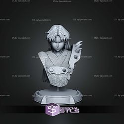Sesshomaru Inuyasha Bust 123mm STL Files 3D Model