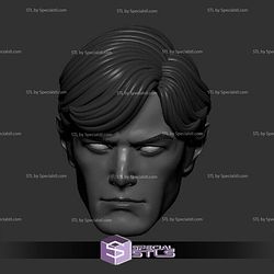Custom Head STL Beast Boy Garfield Logan 3D Model