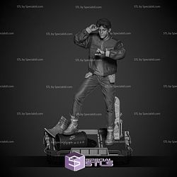 Marty McFly from Diorama Digital STL Files 3D Model