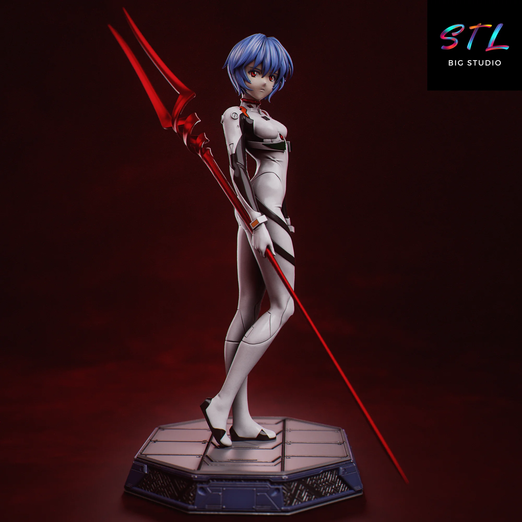 Rei Ayanami STL | Evangelion | 3D Printable Figure Model