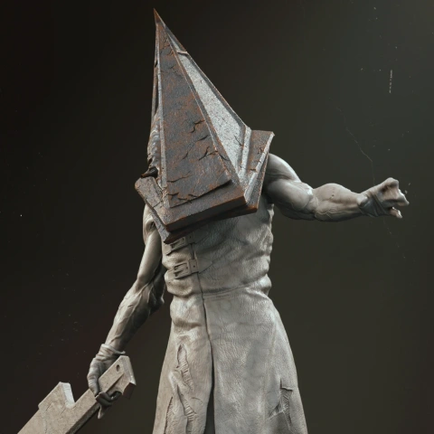 Pyramid Head Monster 3D Printer Files | Assembly STL Model