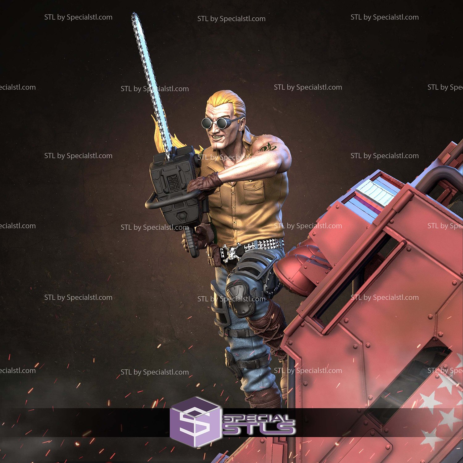 Buzzer RAH GIJOE 3D Printer Files STL Model — view 3