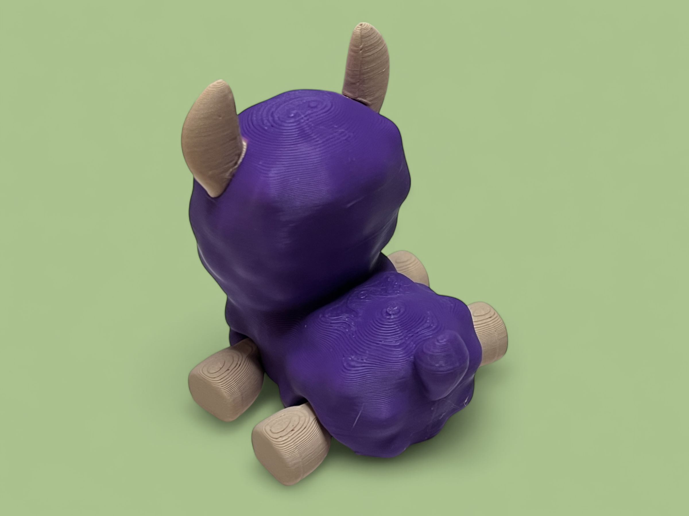 Cute kawaii articulated cartoon llama 3D 3MF Model