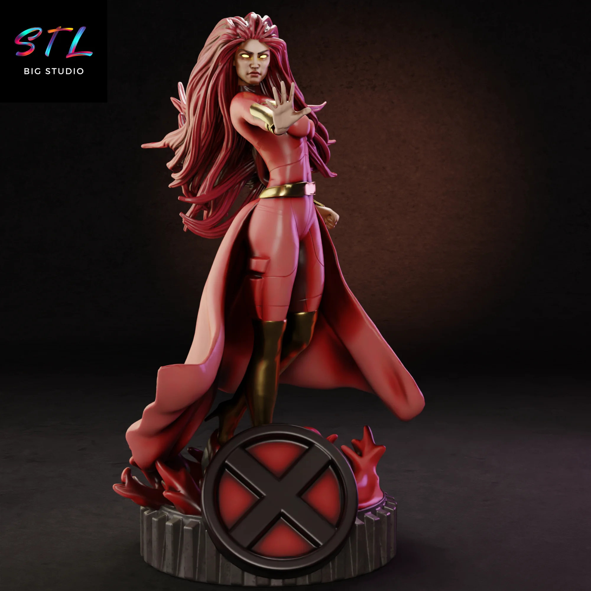 Dark Phoenix STL | X-Men – Marvel | 3D Model for Printing Model