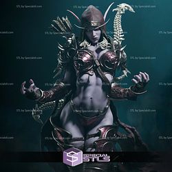 Sylvanas Windrunner Dark Warcraft 3D Printer Files STL Model