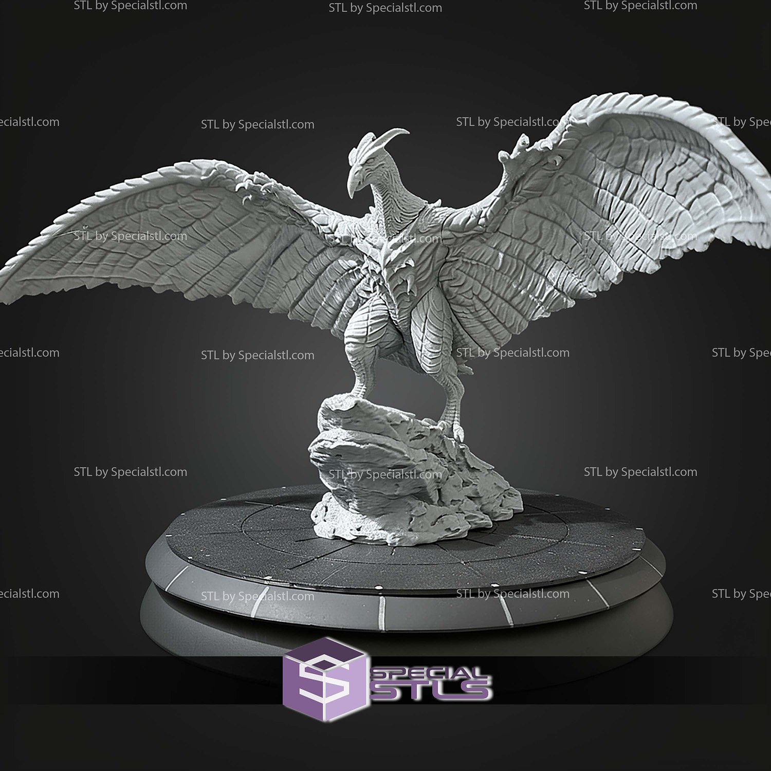 Rodan Kaiju 200mm STL Files 3D Model — view 2