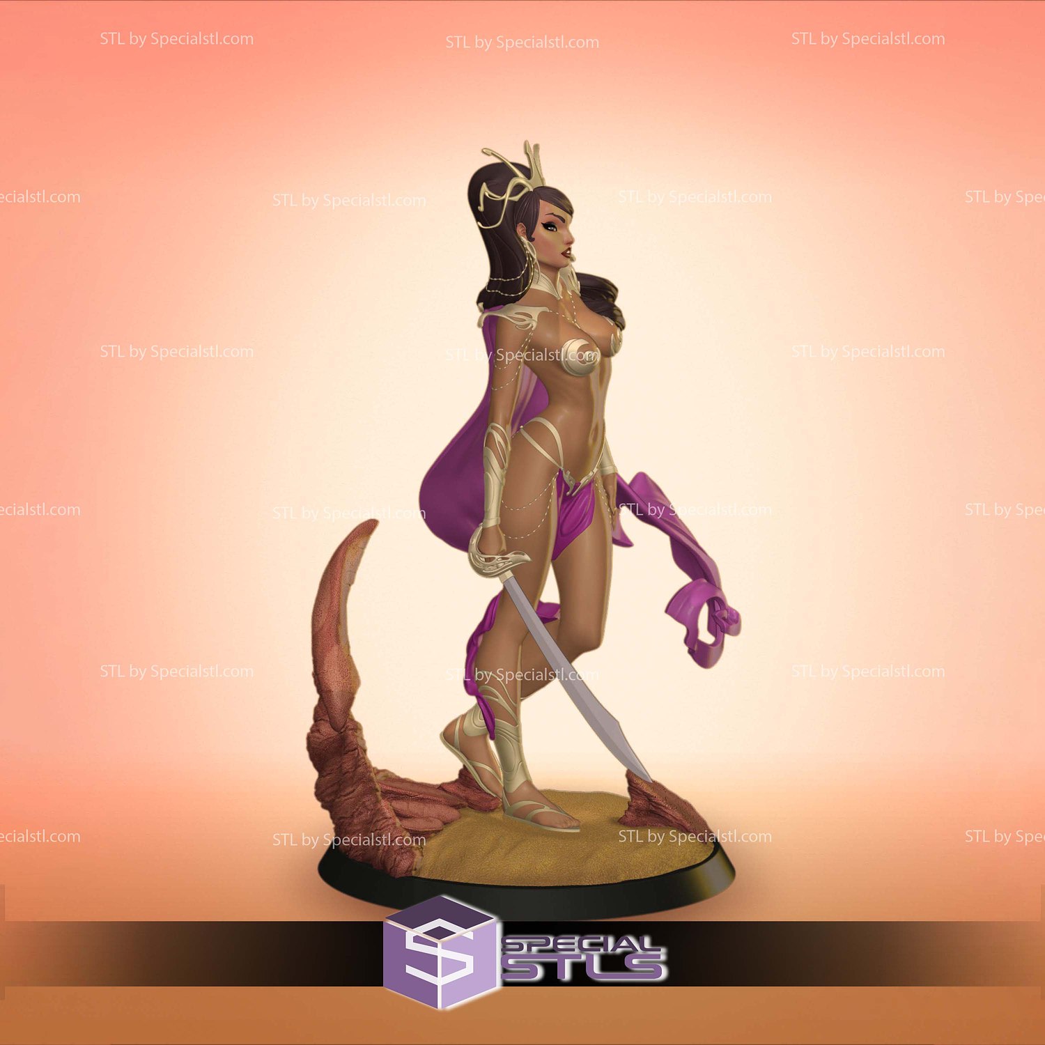 JSC Dejah Thoris STL Files 3D Model — view 3