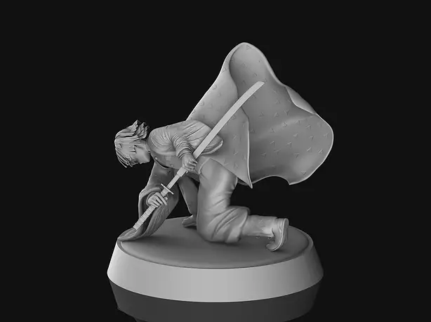 Kimetsu no Yaiba - Zenitsu 3D ZTL Model