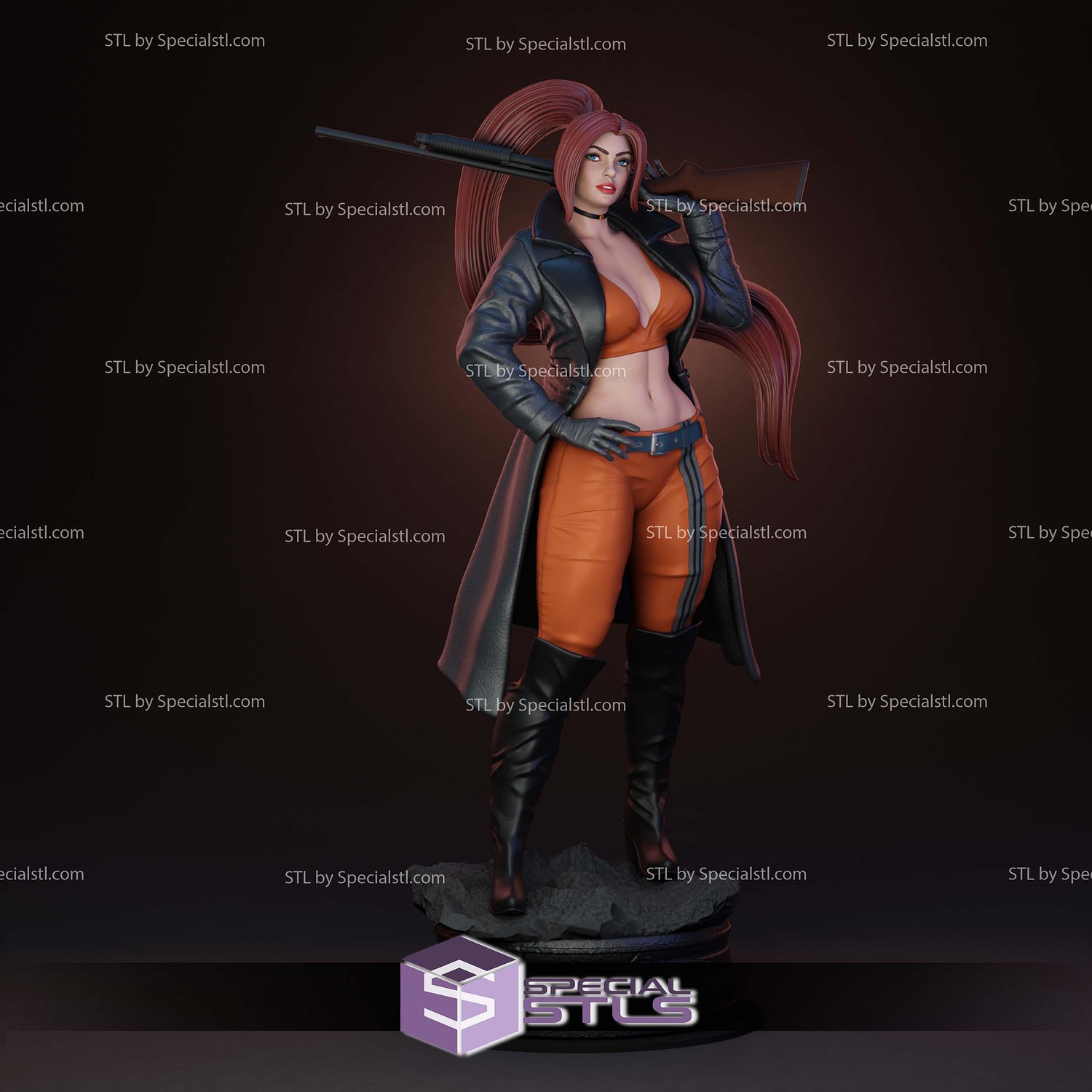Elsa Bloodstone Marvel STL Files 3D Model — view 2