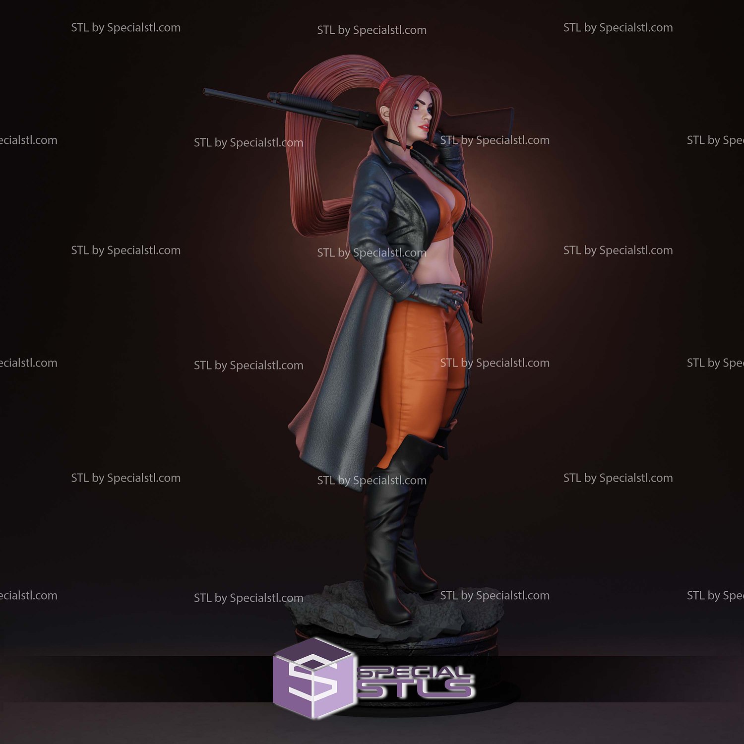 Elsa Bloodstone Marvel STL Files 3D Model — view 3