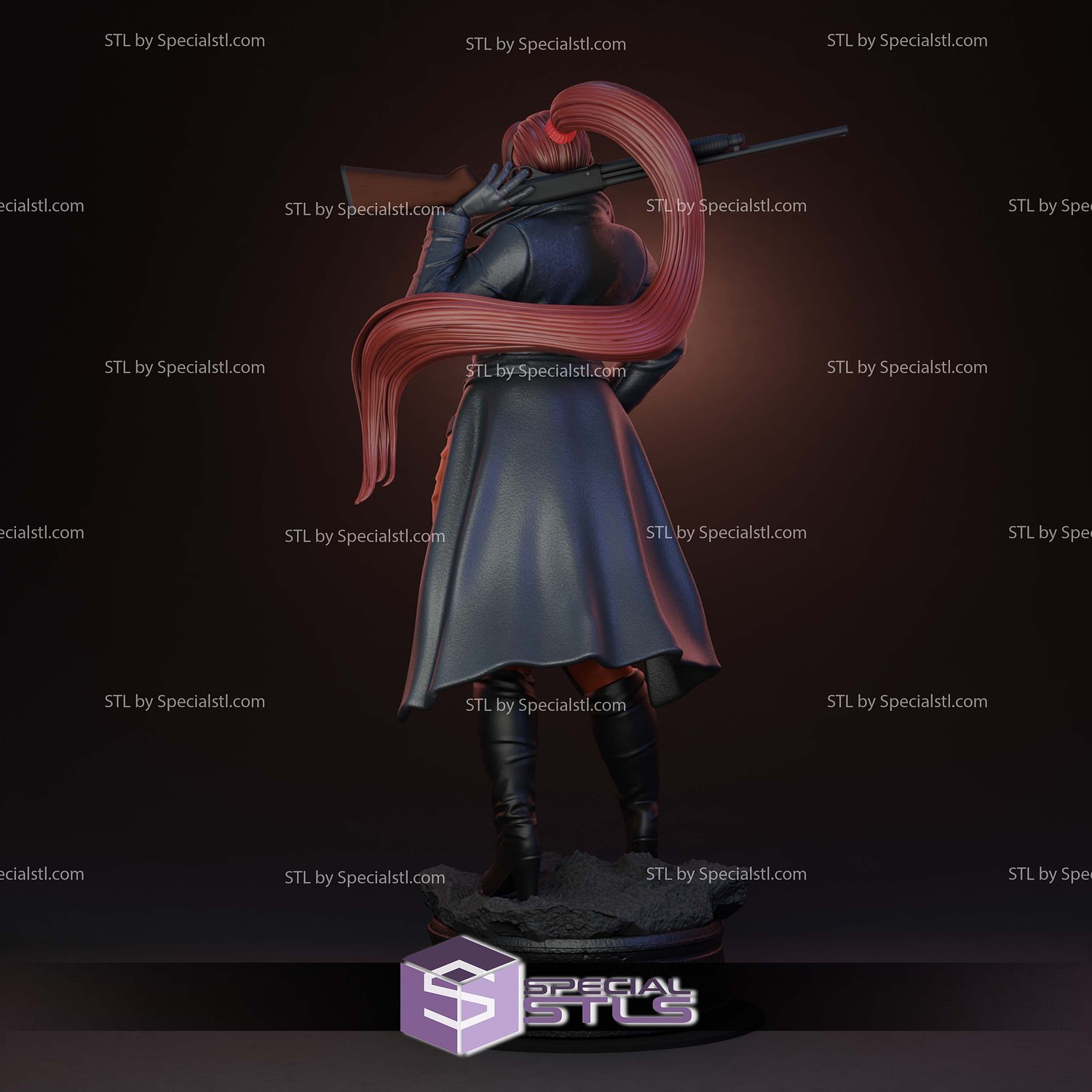Elsa Bloodstone Marvel STL Files 3D Model — view 4