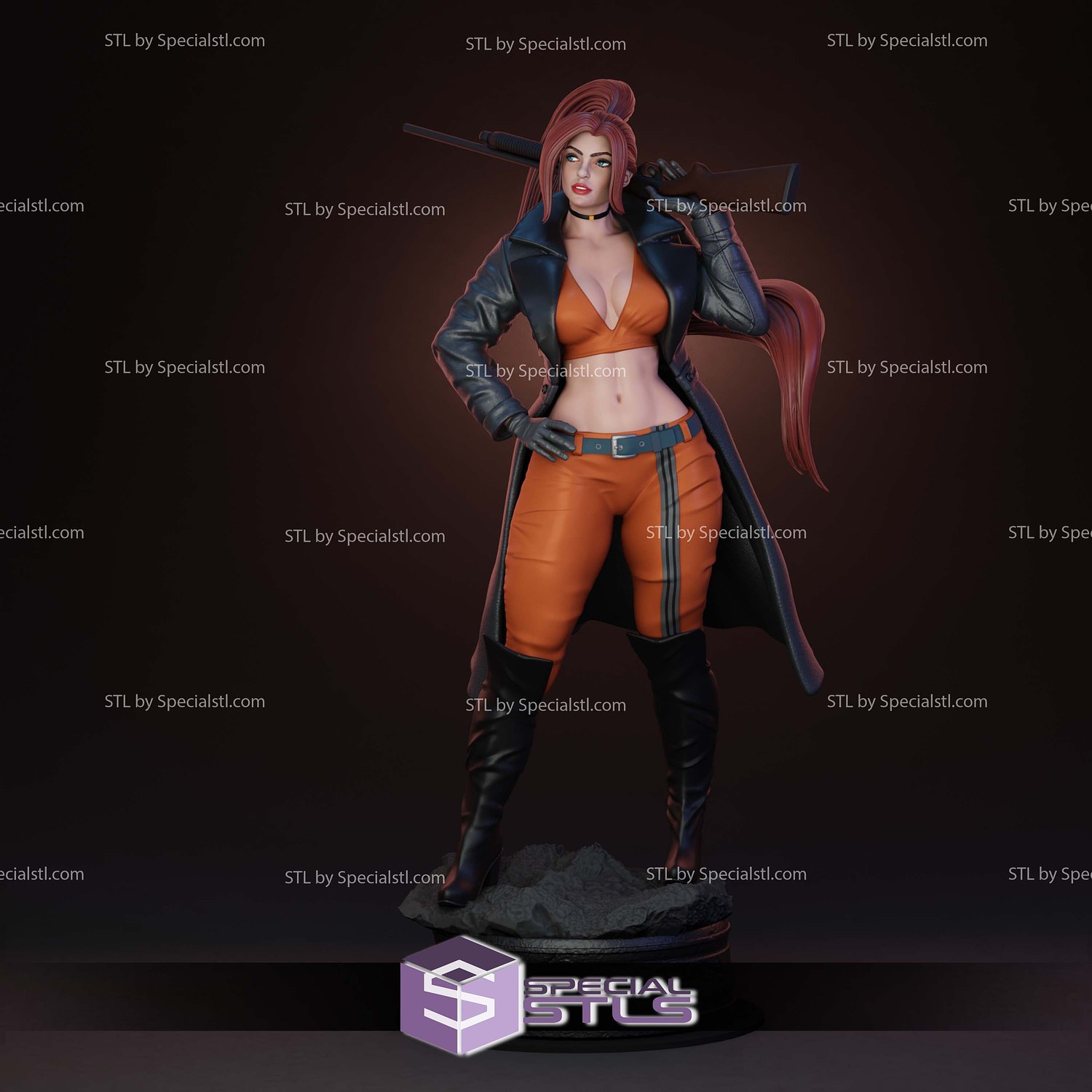 Elsa Bloodstone Marvel STL Files 3D Model — view 5
