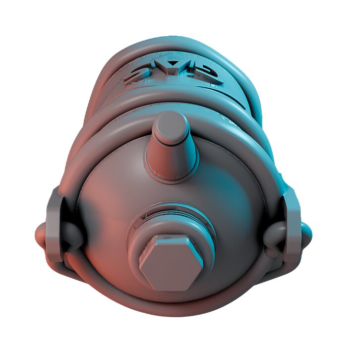 Gascan Retroland VI - Detailed Tabletop Figurine 3D STL Model — view 2