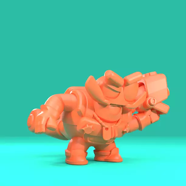 Clancy Original - Brawl Stars 3D OBJ Model