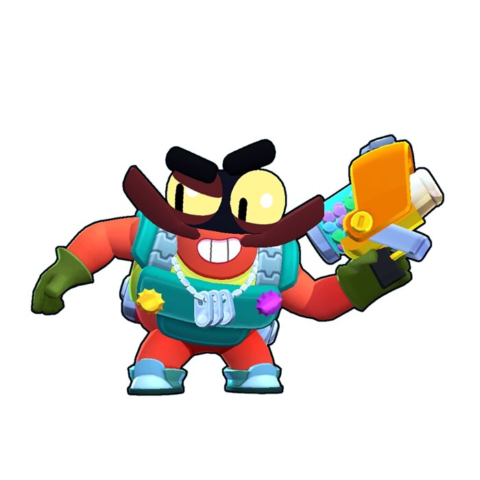 Clancy Original - Brawl Stars 3D OBJ Model — view 6