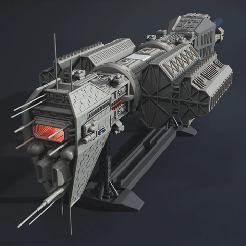 EAS Omega Class Destroyer 3D Printing Model | Assembly STL Model