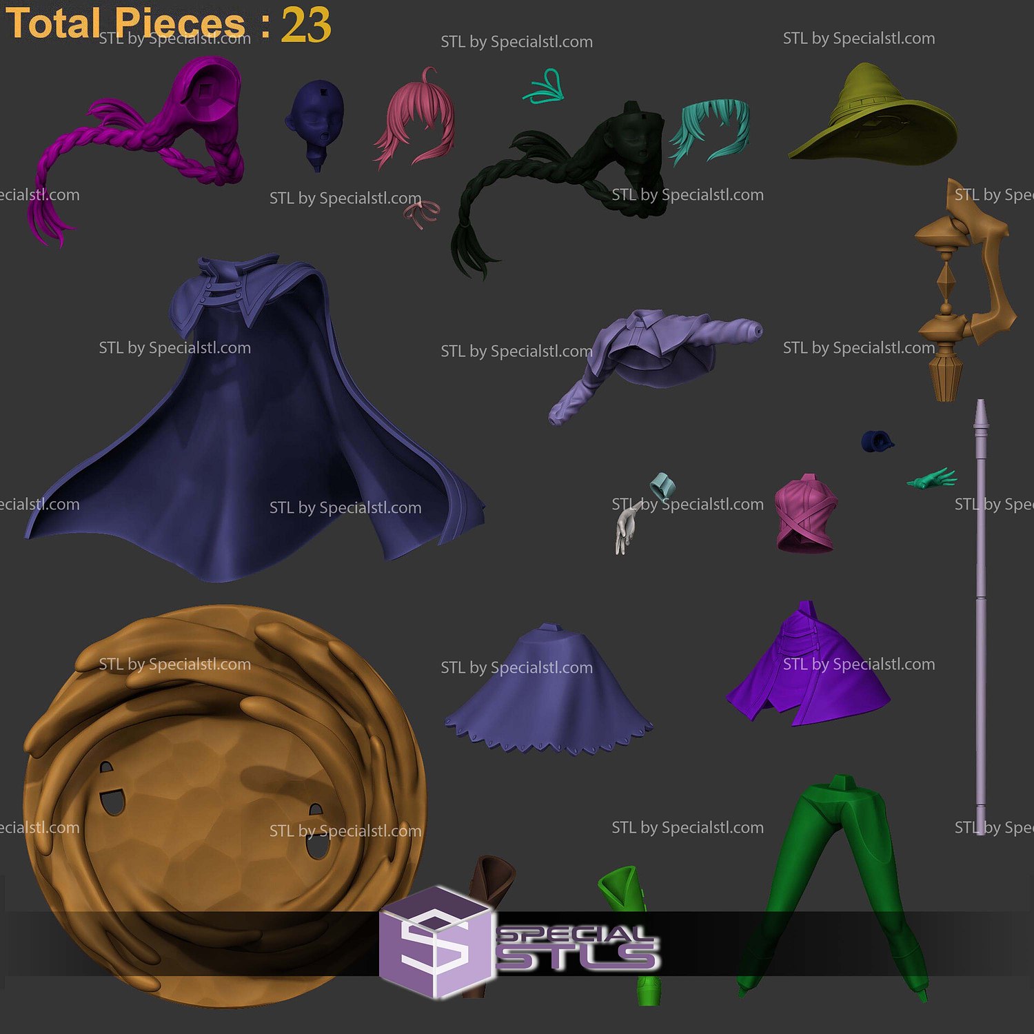 Roxy Migurdia 238mm STL Files 3D Model — view 3