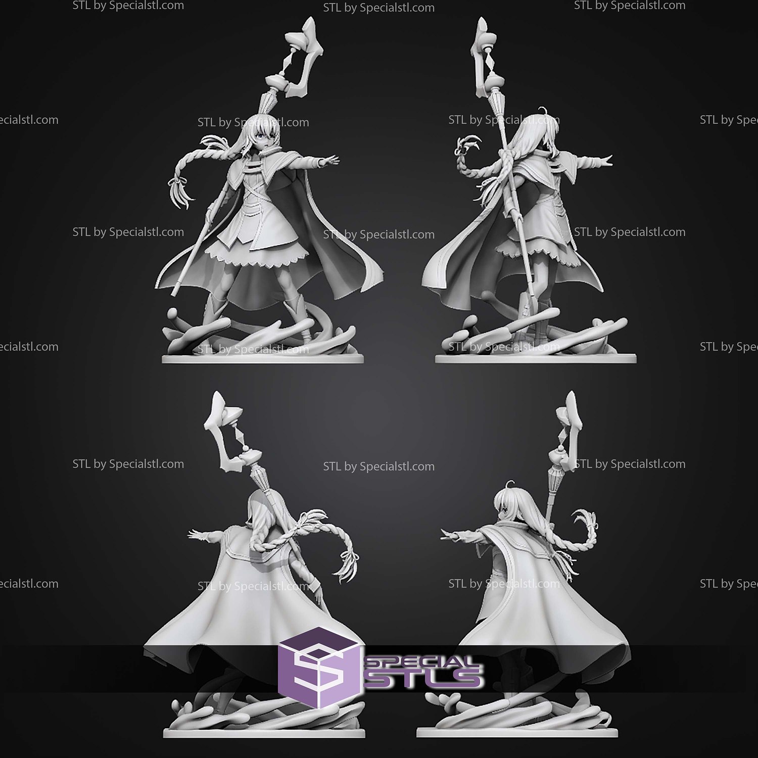 Roxy Migurdia 238mm STL Files 3D Model — view 5