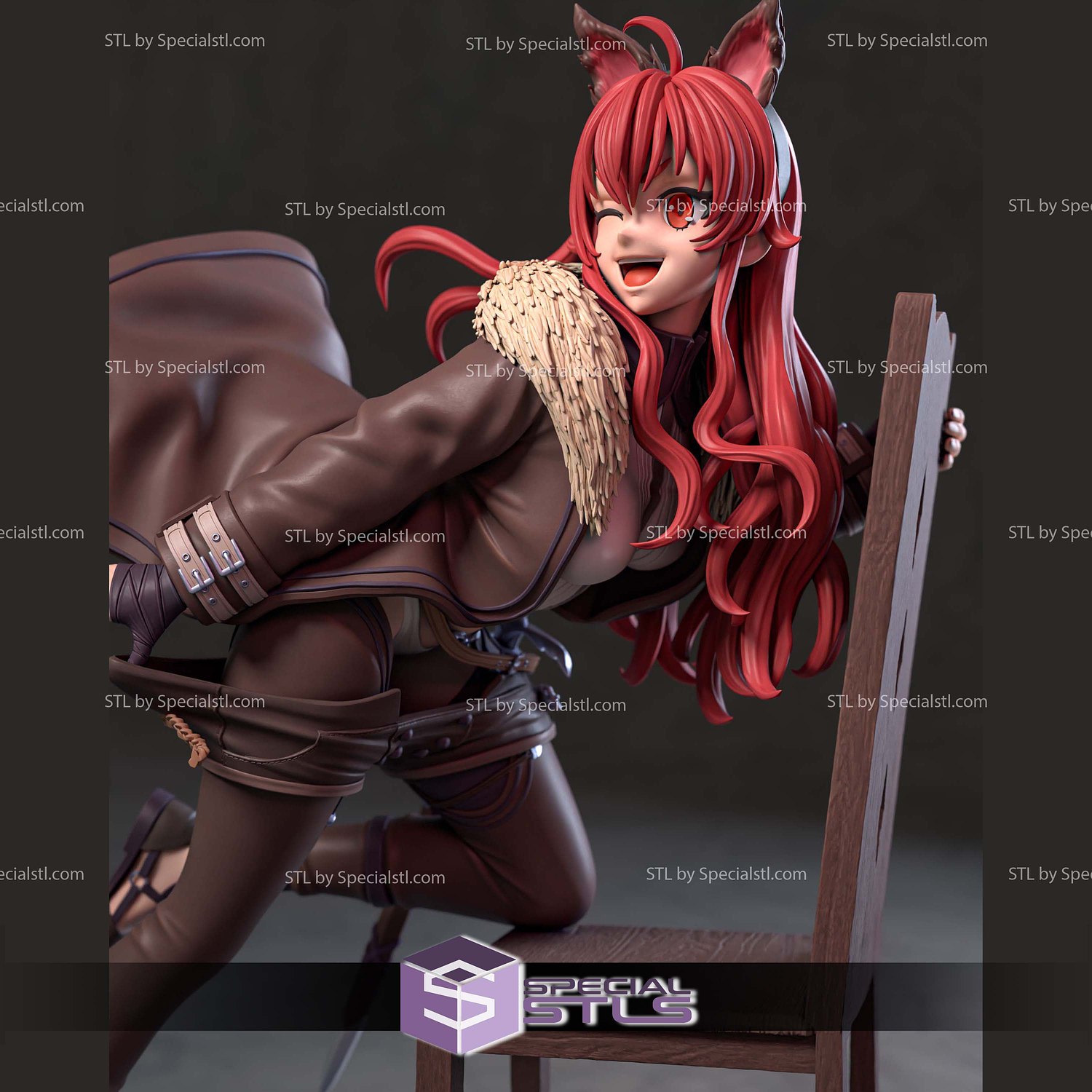Eris Greyrat Berserker Version 3D Printer Files STL Model — view 4