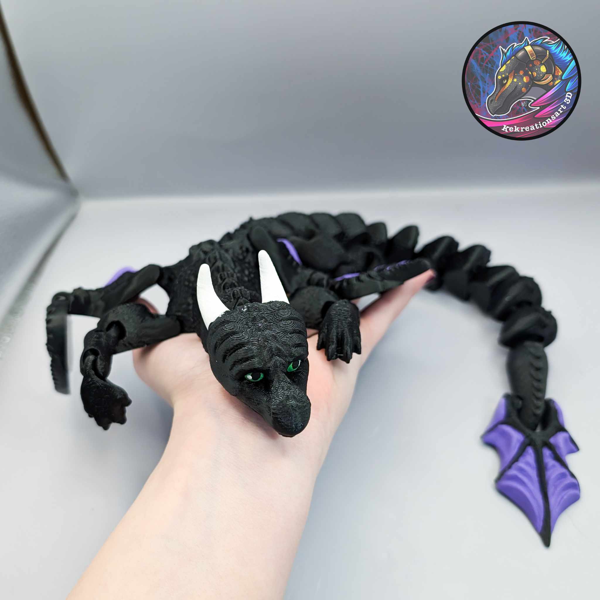 Flexi Customizable Modular Dragon 3D 3MF Model
