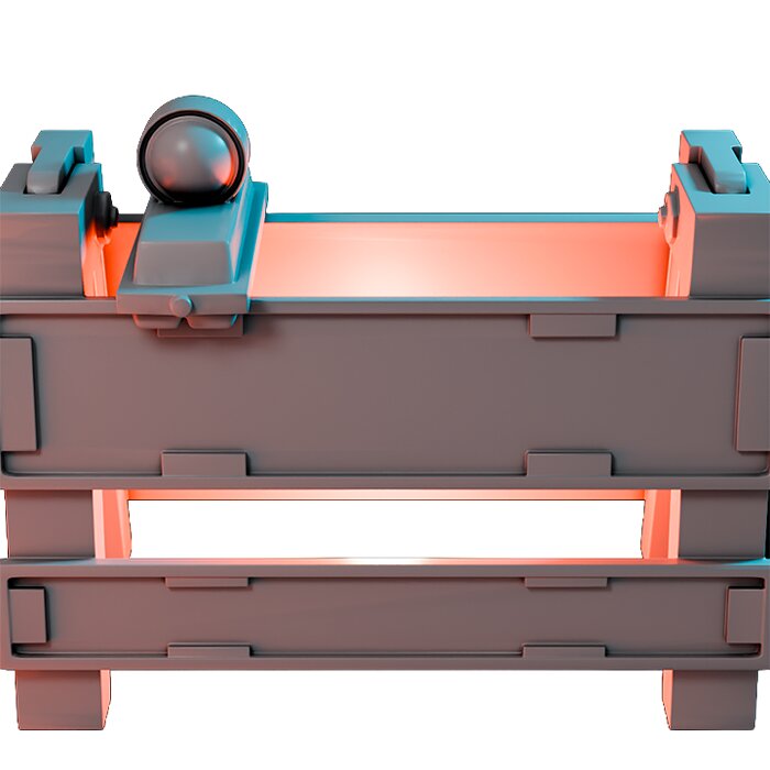 Traffic Barrier The Neighborhood VIII - Heroic Scale Miniature 3D STL Model — view 4