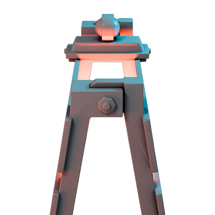 Traffic Barrier The Neighborhood VIII - Heroic Scale Miniature 3D STL Model — view 6