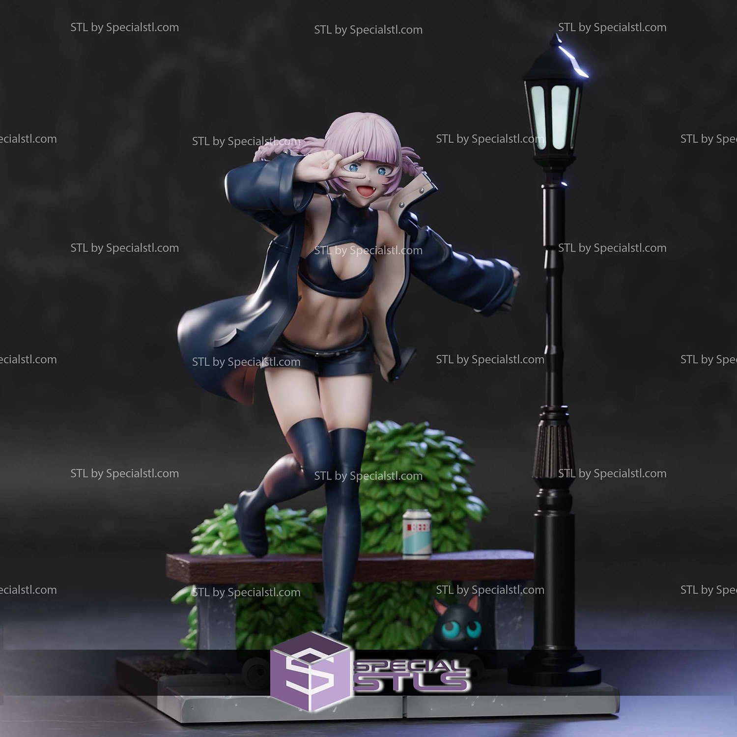 Nazuna Hi Call of the Night STL Files 3D Model — view 2