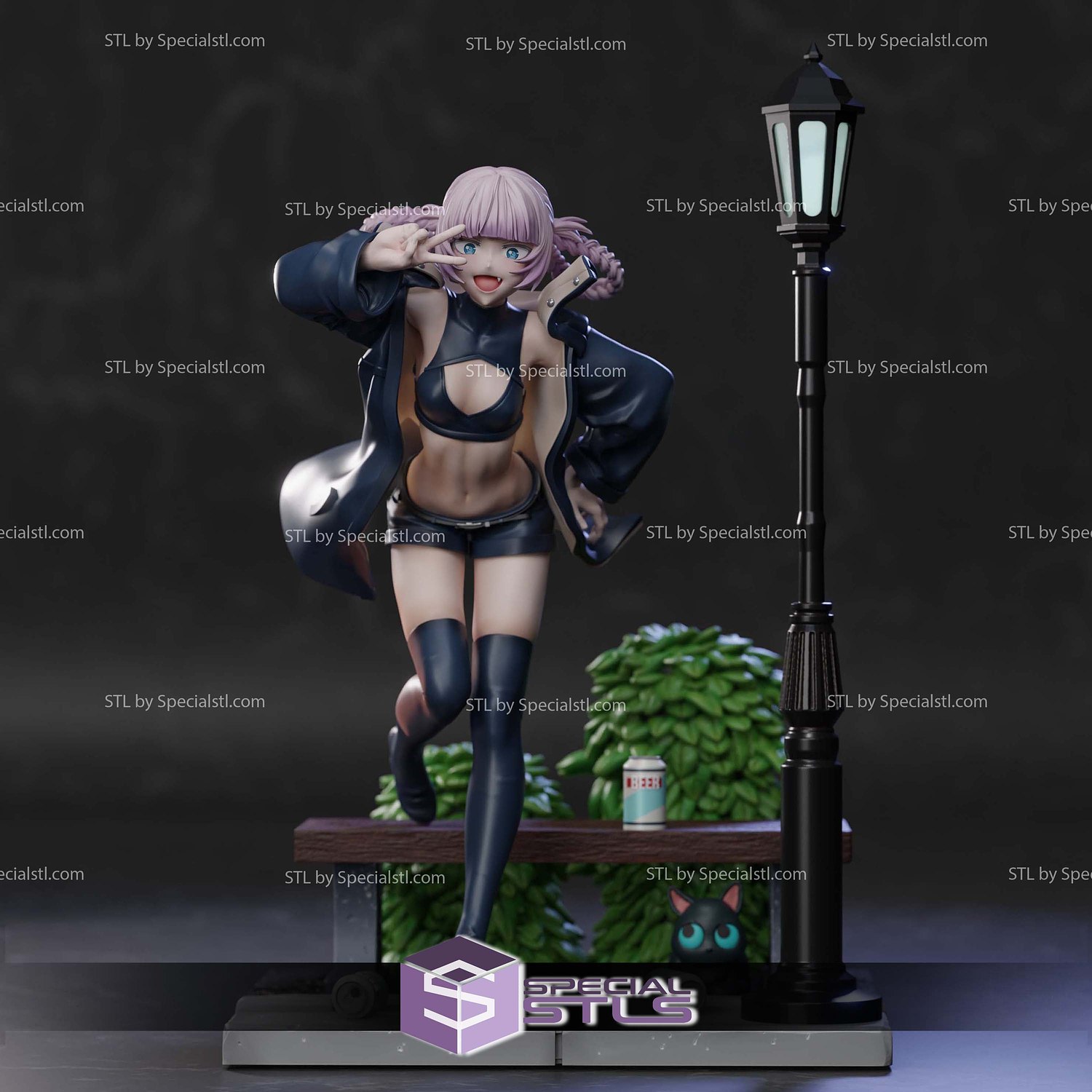 Nazuna Hi Call of the Night STL Files 3D Model — view 4