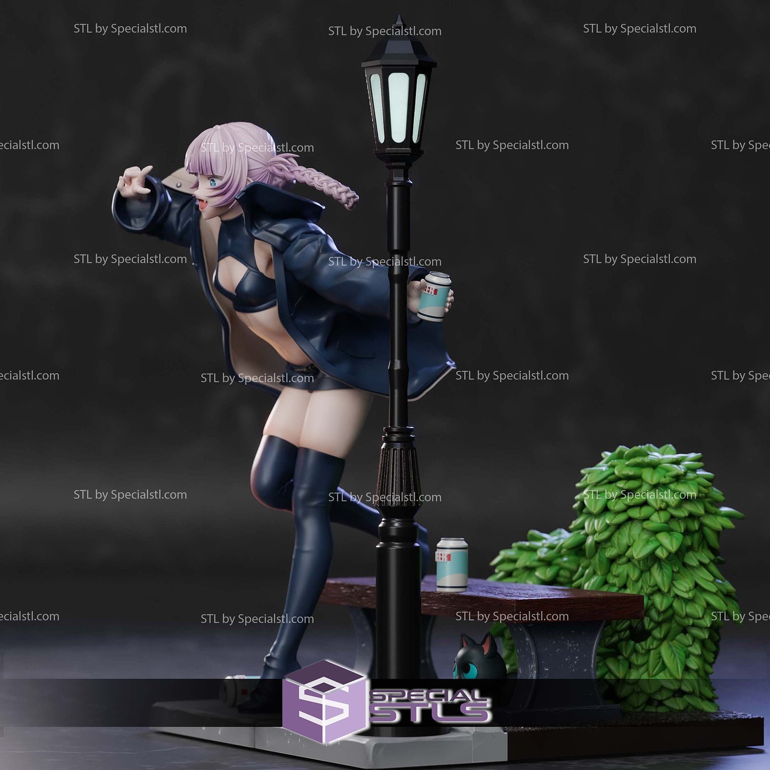 Nazuna Hi Call of the Night STL Files 3D Model — view 6