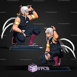 Tengen Uzui Demon Slayer Basic Sitting STL Files 3D Model