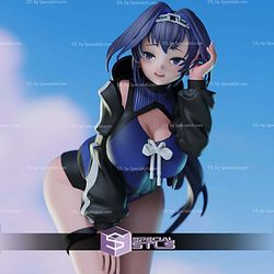 Ouro Kronii Summer Outfit STL Files 3D Model