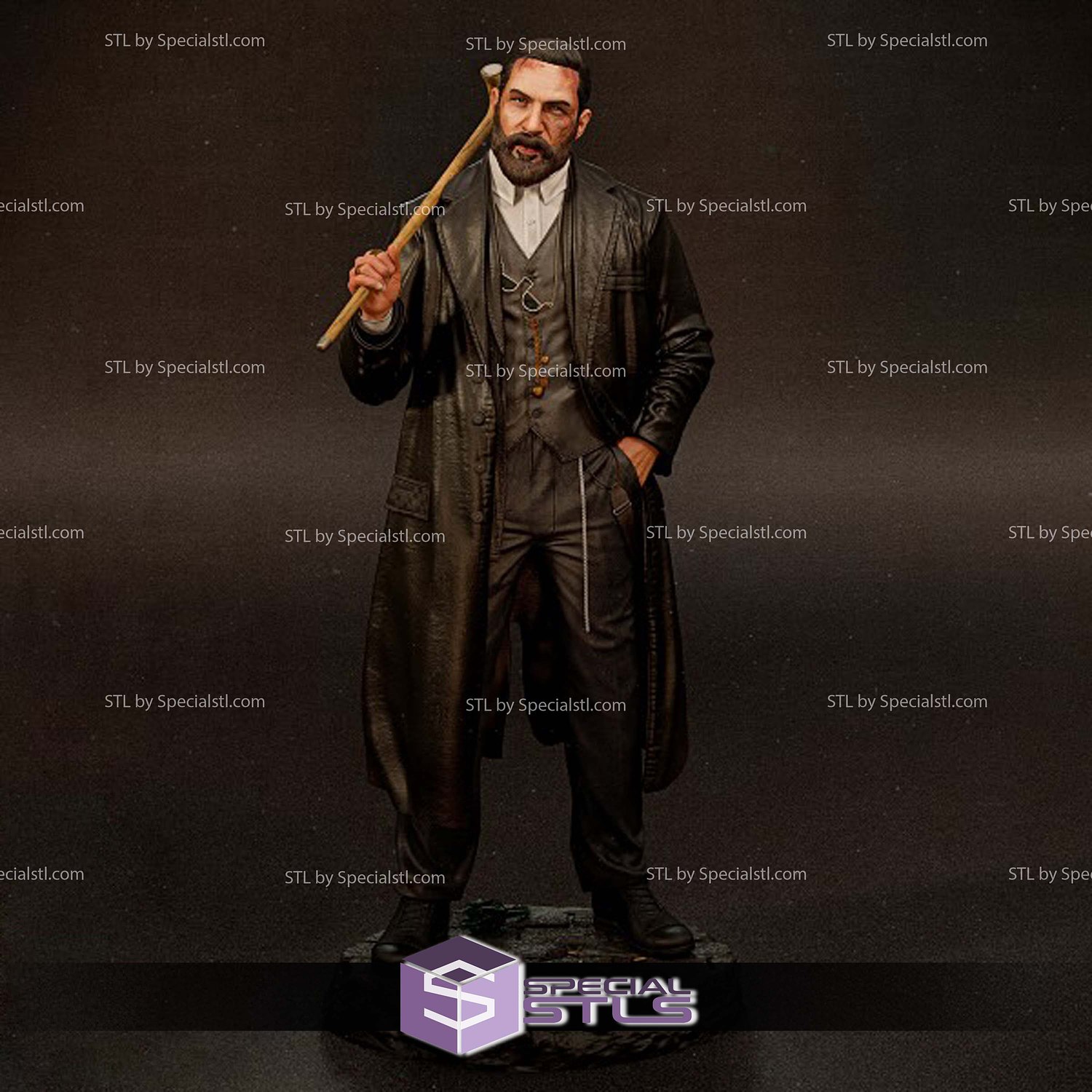 Alfie Solomon Peaky Blinders Digital STL Files 3D Model — view 2